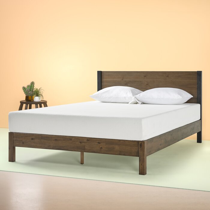Prinsburg solid wood low profile platform shop bed foundry select