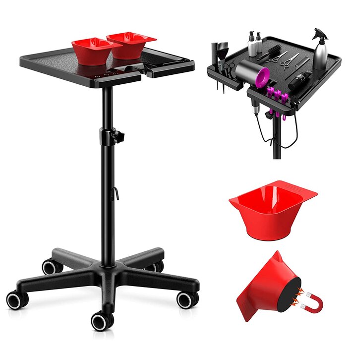 Professional Hair Salon Trolley Utility Cart