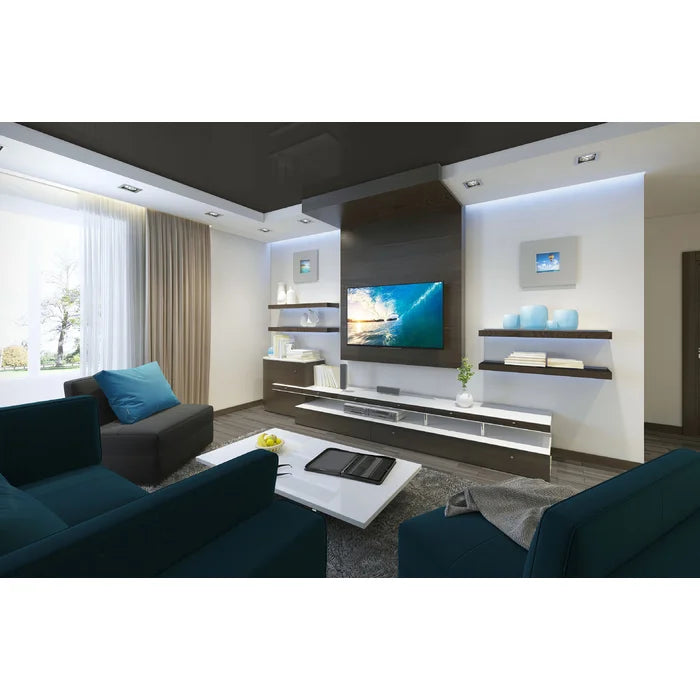 Black Fixed Wall Mount for 42'' - 80'' Screens Holds up to 143 Lb.