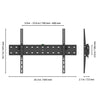 Black Tilt Wall Mount for 37