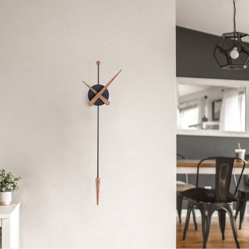 Black Oak Punta 11" Wall Clock (Part number: PTANR) VB191