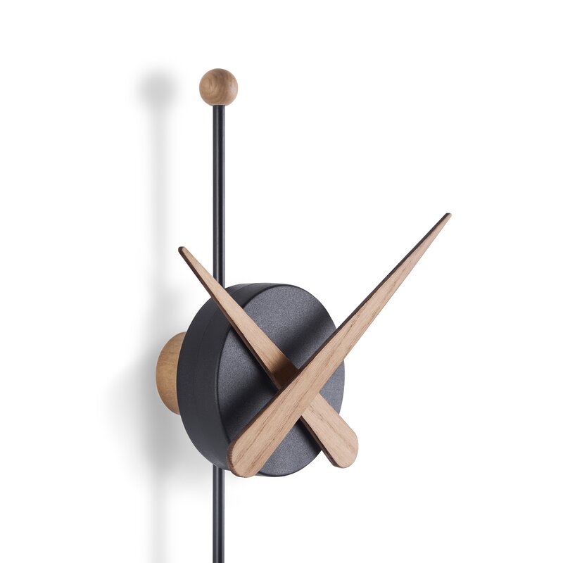 Black Oak Punta 11" Wall Clock (Part number: PTANR) VB191