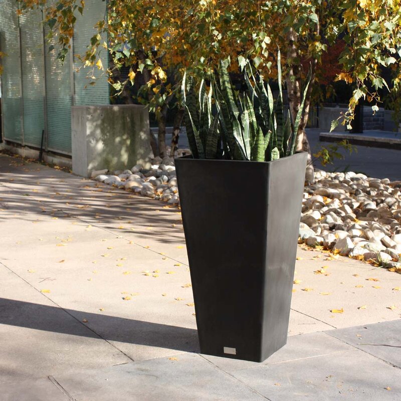 pure series plastic pot planter Espresso Brown Pure Series Plastic Pot Planter 2217