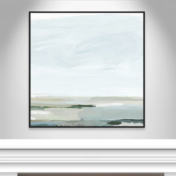 46.5" H x 46.5" W x 2" D Pure Stillness - Painting on Canvas