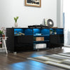 Black Quayshun TV Stand for TVs up to 65
