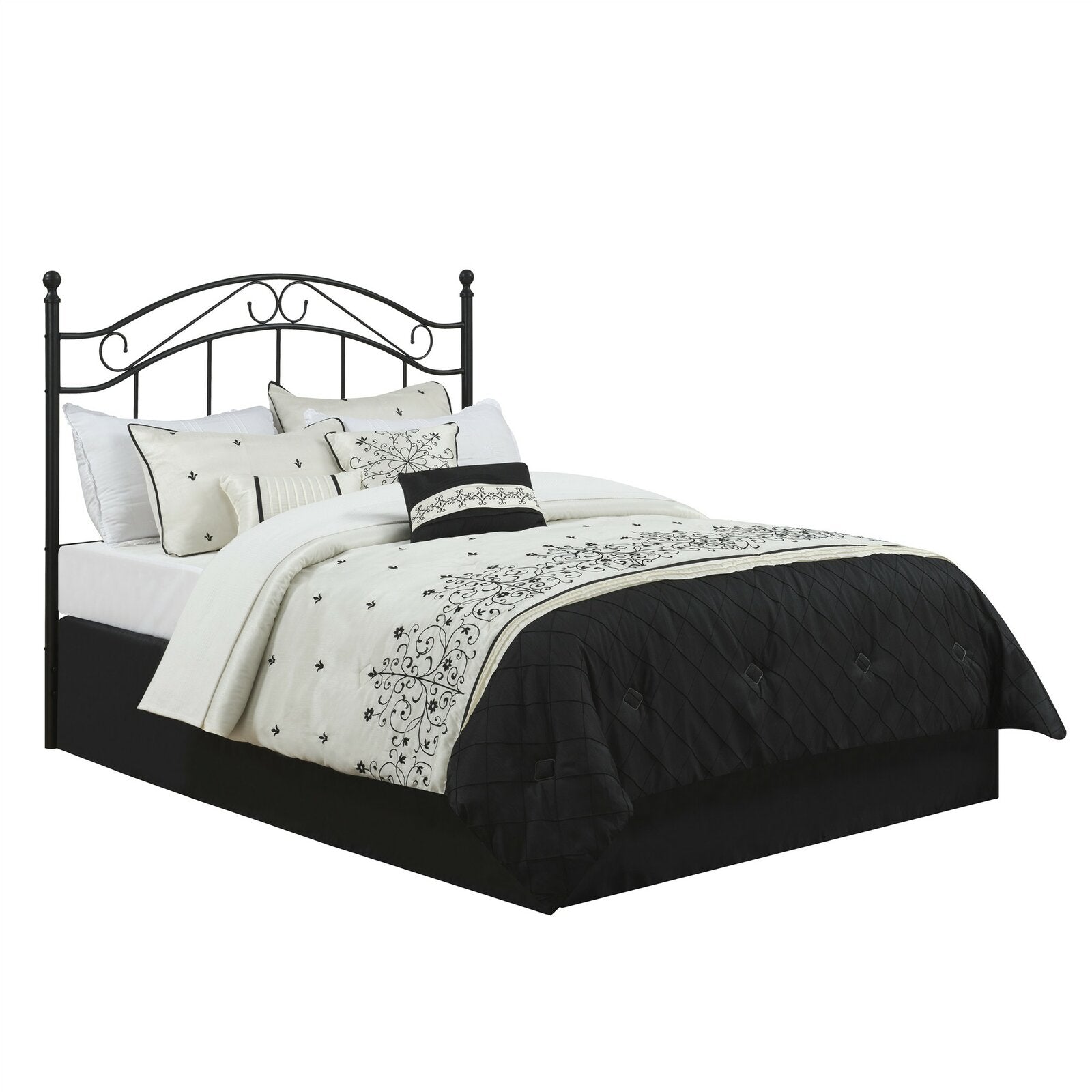 Black Gadji Full/Queen Open-Frame Headboard AH228