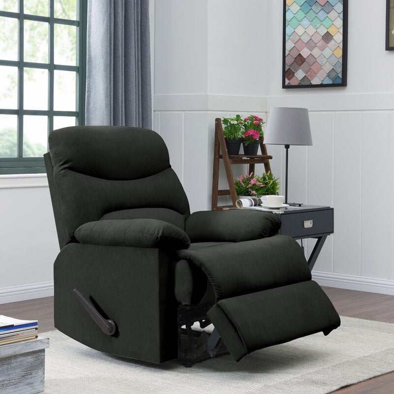 Rabon 34.75" Wide Manual Wall Hugger Standard Recliner