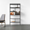 Blackened Bronze Ralph Stainless Steel Etagere Bookcase