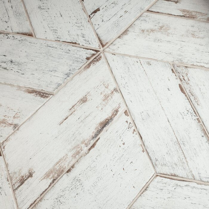 1 Box - Rama 7" x 16" Porcelain Wood Look Wall & Floor Tile - 11 Square Feet (#K5056)