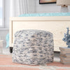 Randal 16' wool geometric pouf Dr378
