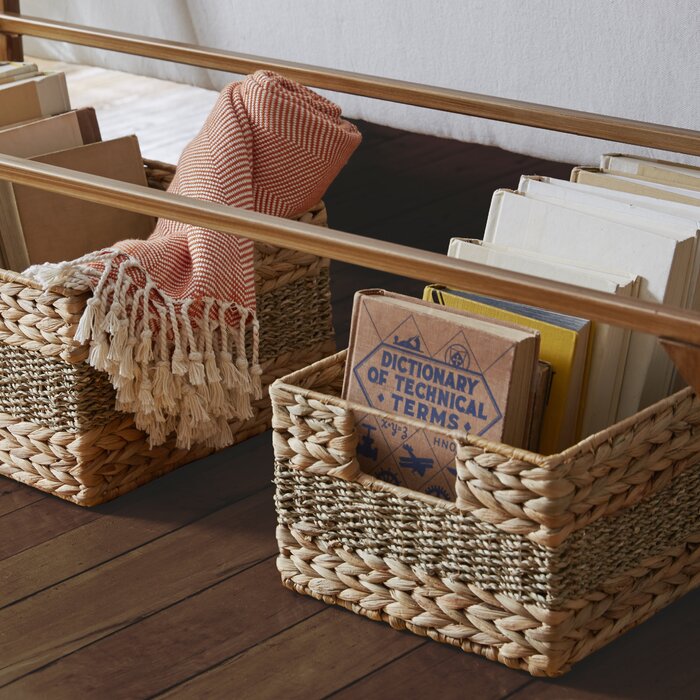 4 Piece Wicker/Rattan Basket Set (Set of 2) LX5322