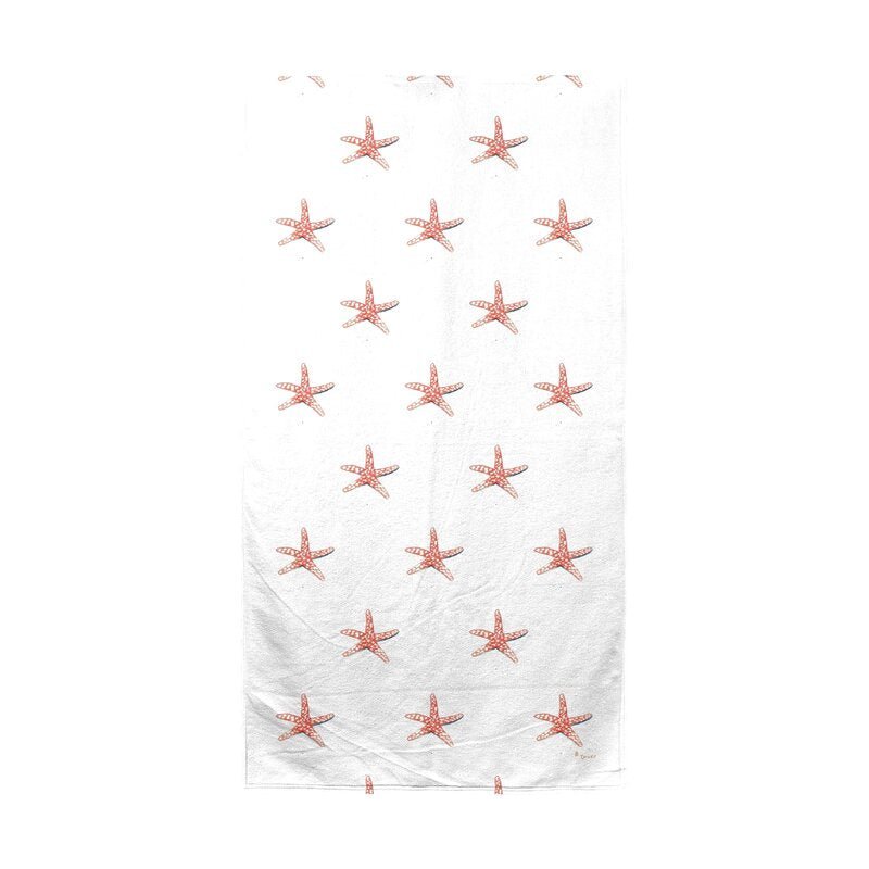 Rawls Coral Starfish Beach Towel, B26-DS483