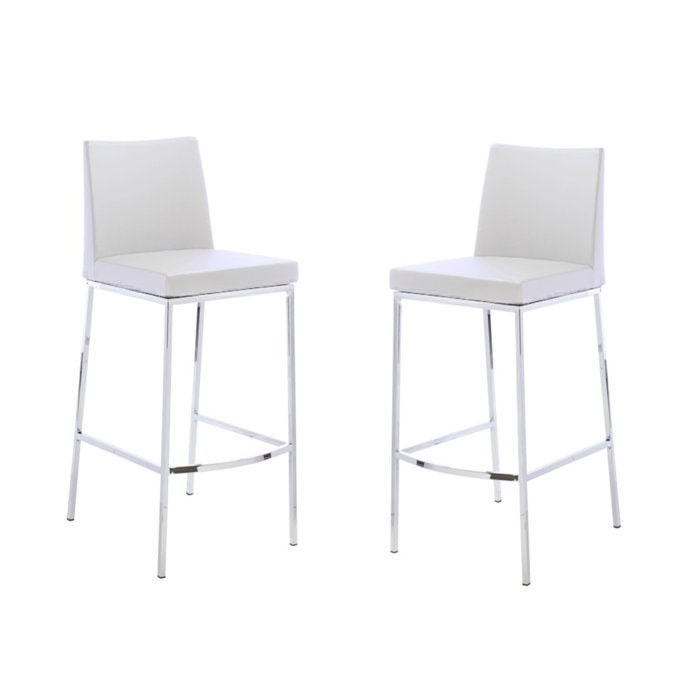 White Reasor Counter Stool (Set of 2)