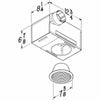 744L Recessed Bathroom Exhaust Fan 50-80 CFM K7035