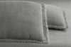 1 Full/Queen Duvet Cover + 2 Shams Gray Reese Reversible Duvet Cover Set SC222