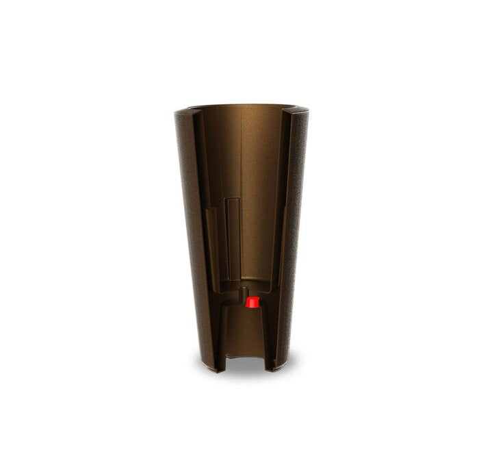 31.25" H x 15" W x 15" D Old Bronze Resin Pot Planter