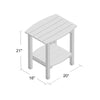 Sawyerville Plastic/Resin Side Table #CR2033