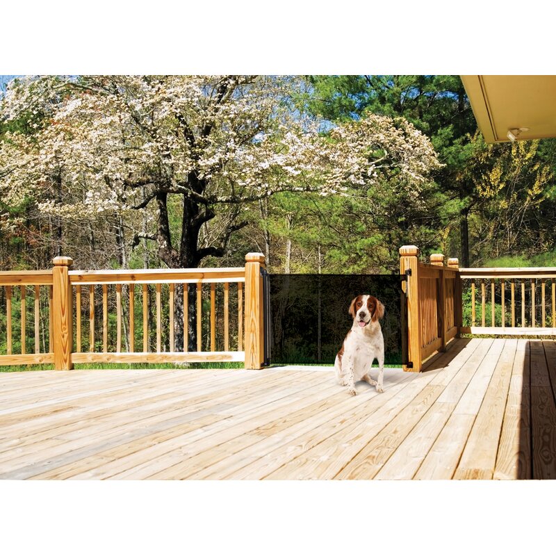 Black Retractable Safety Gate CL727
