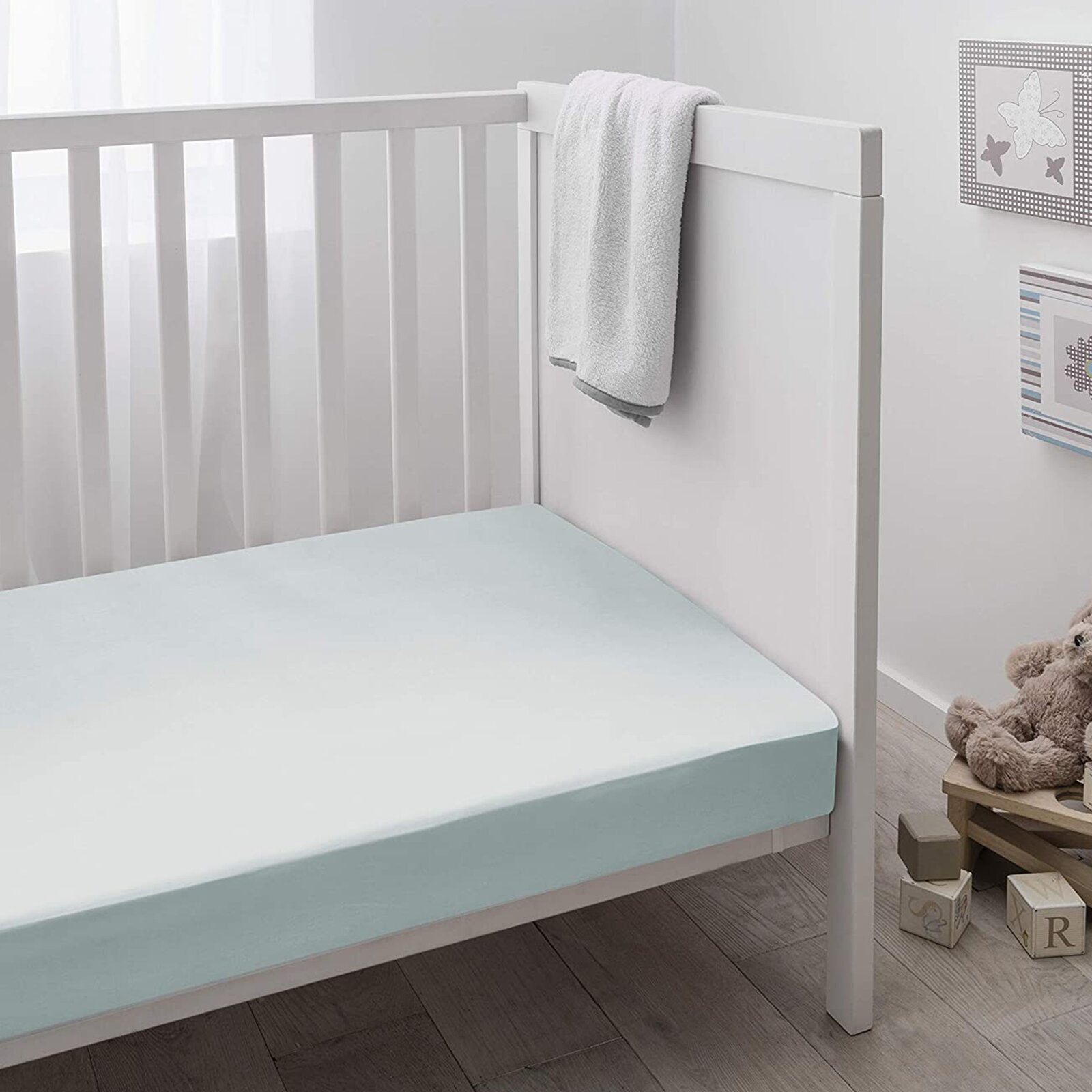 2 Zebra Revis Fitted Crib Sheet (Set of 2) TJ245