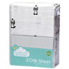 2 Zebra Revis Fitted Crib Sheet (Set of 2) TJ245
