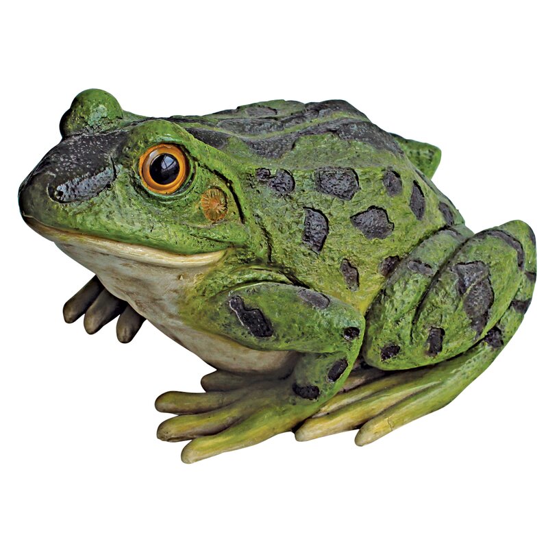 Ribbit the Frog and Garden Toad Statue 2215