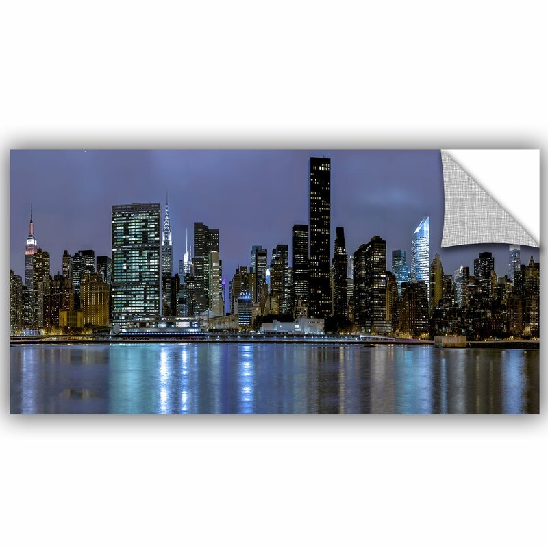 Blue Richard James New York at Night II Wall Decal K8170