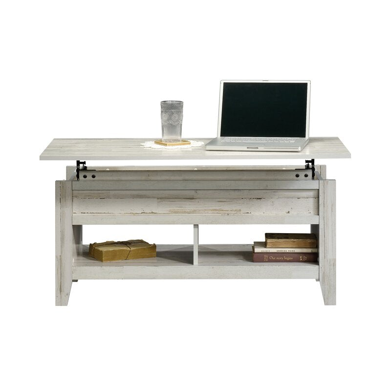 Riddleville lift top extendable store coffee table with storage greyleigh