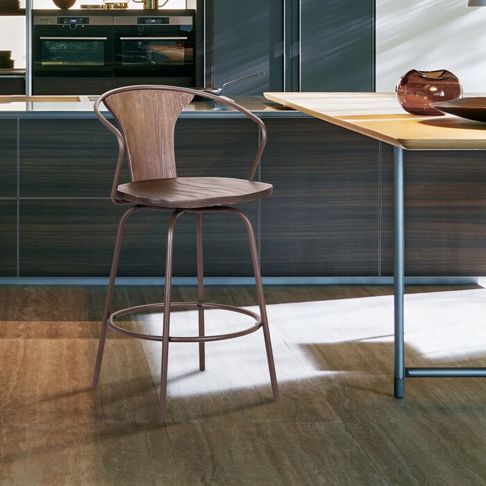 Brown Rigsby Swivel Bar Stool – Salvage & Co Indy