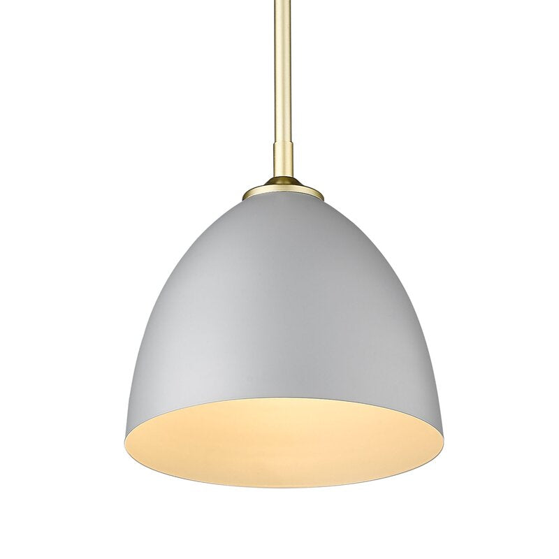 11.75" H x 16" W x 16" D Olympic Gold Ringwood 1 - Light Single Dome Pendant