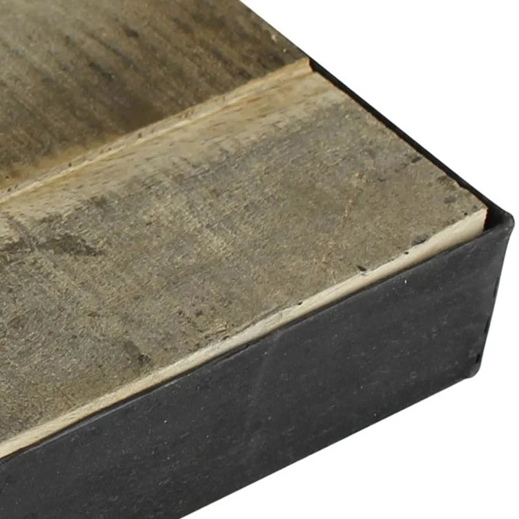 2" H x 12" L x 12" W Riser with Square Shape and Metal Band