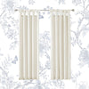 Rivau Solid Semi-Sheer Tab Top Single Curtain Panel 50