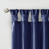Rivau Solid Semi-Sheer Tab Top Single Curtain Panel (Set of 2) B42-HS195