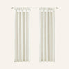 Rivau Solid Semi-Sheer Tab Top Single Curtain Panel 50