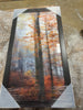 42” x 24” Fall Forest Scene, 3-Piece Framed Art