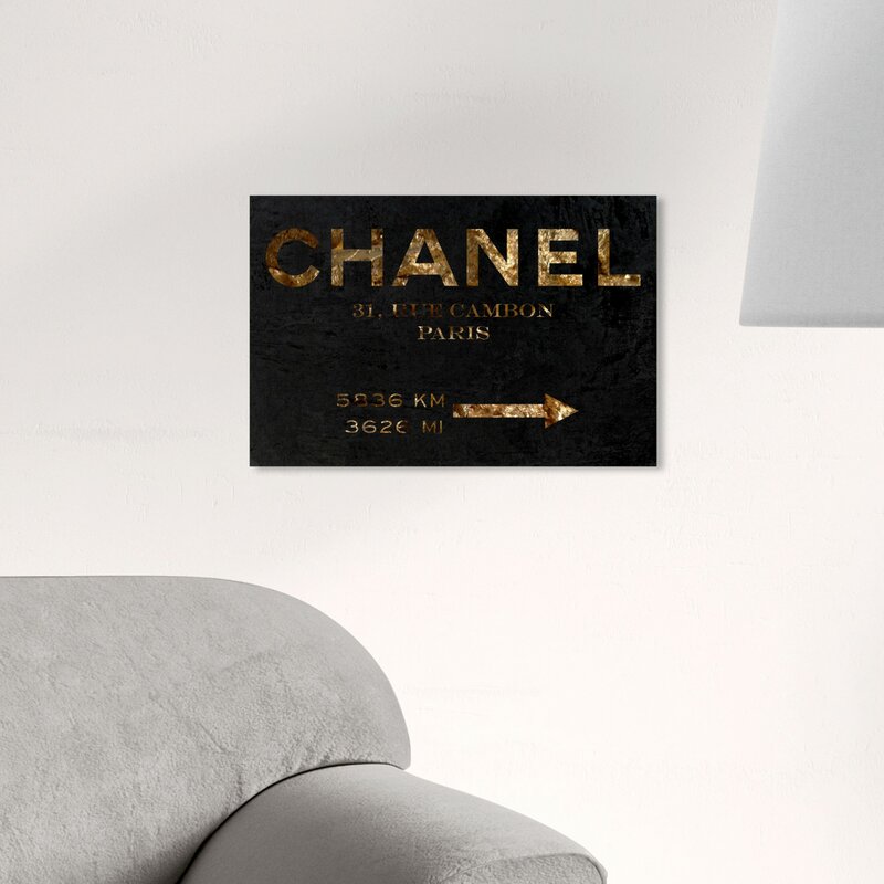 10" H x 15" W x 1.5" D Road Sign - Wrapped Canvas Textual Art