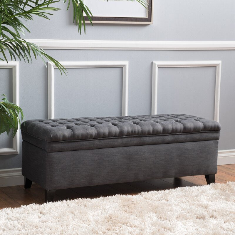 50 tufted sales rectangle storage ottoman