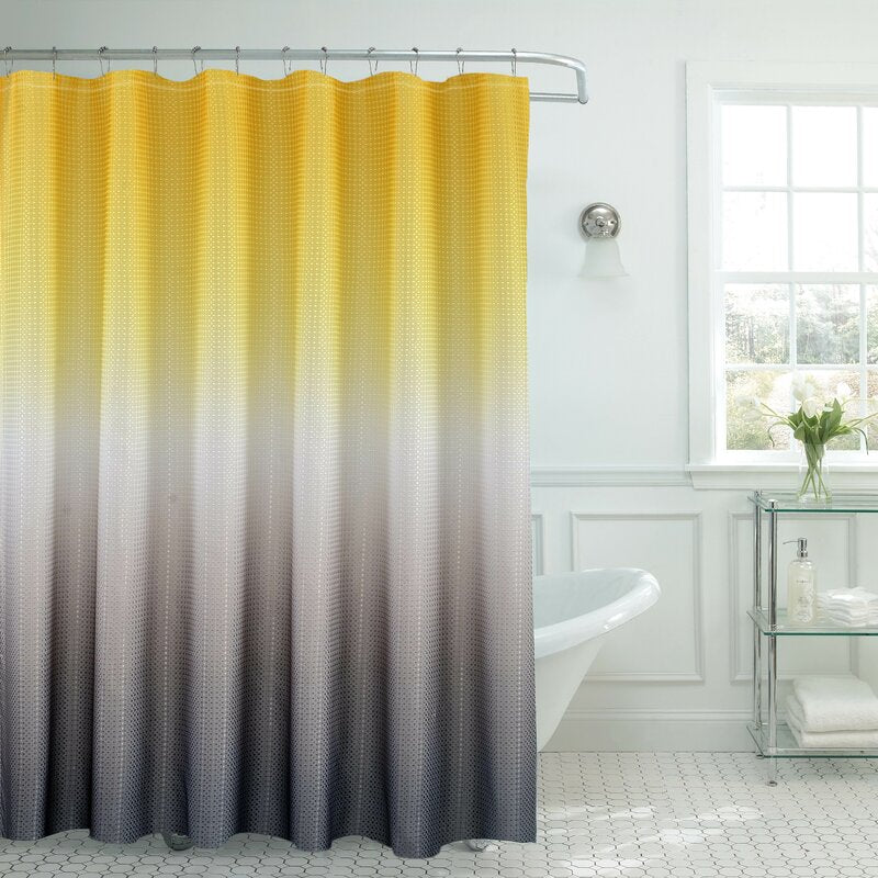 Yellow/Gray Rohando Ombre Shower Curtain SC857