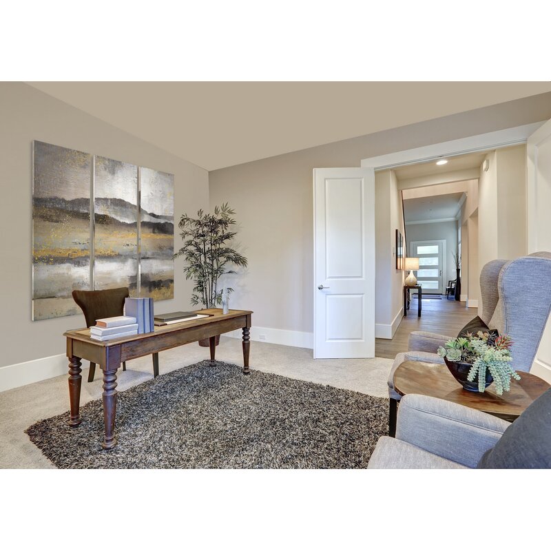 40" H x 60" W x 1.5" D Rolling Hills - 3 Piece Wrapped Canvas Multi-Piece Image