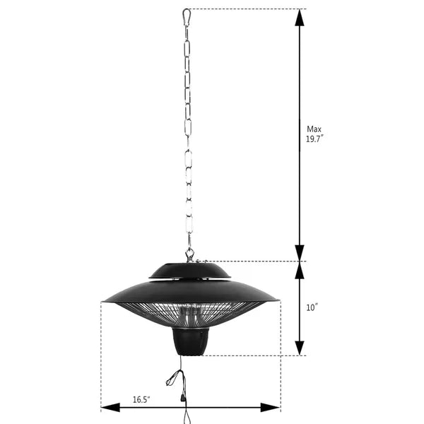 Romano Electric Hanging Patio Heater