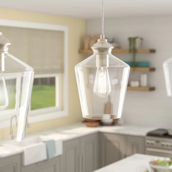 Ceramic bell pendant light on sale