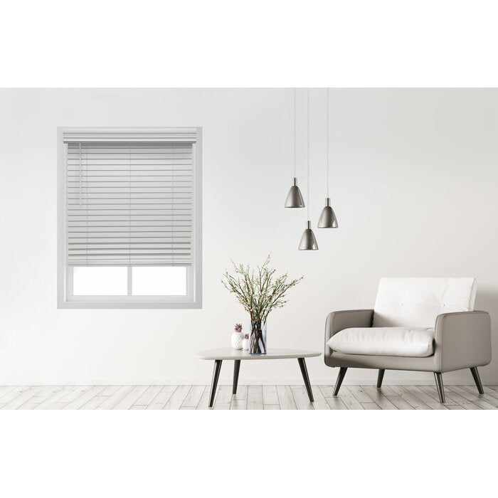 Room Darkening Cordless Faux Wood Blind