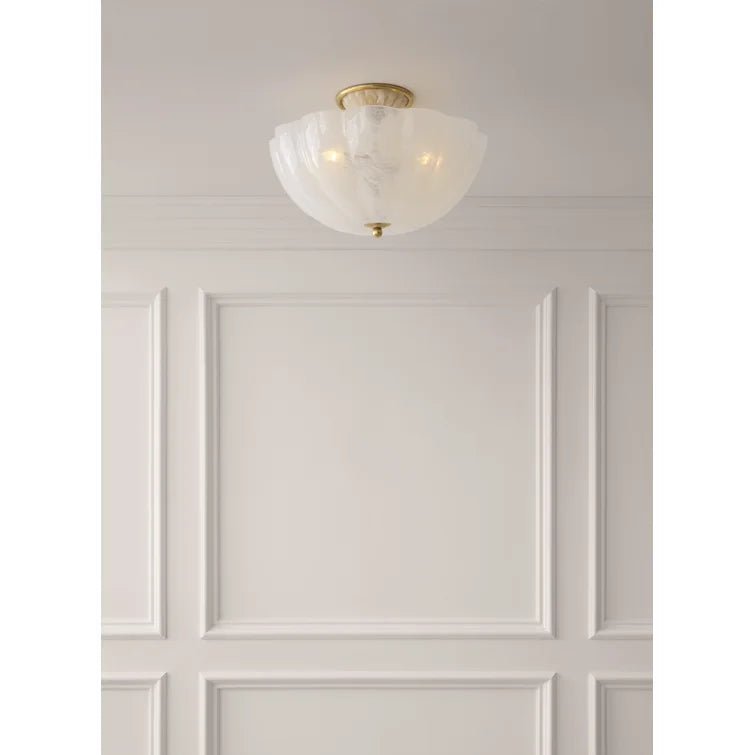 Visual Comfort Rosehill 3 - Light Semi Flush Mount By Aerin