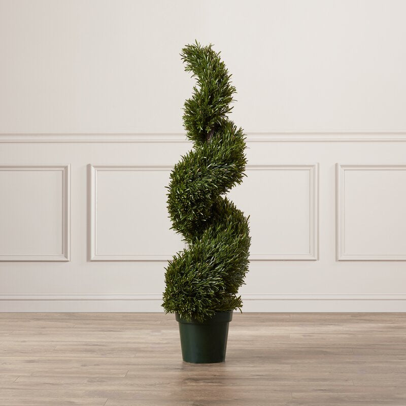 Rosemary Artificial Cedar Topiary in Pot 2276