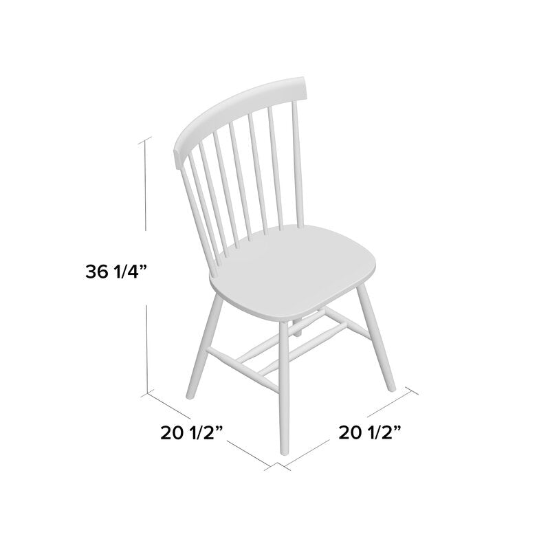 Mint Roudebush Solid Wood Slat Back Side Chair (Set of 2) CYB397