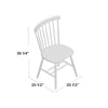 Mint Roudebush Solid Wood Slat Back Side Chair (Set of 2) CYB397