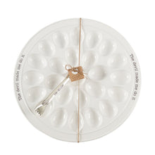 Load image into Gallery viewer, Round 2 Piece Egg Platter Set 7015
