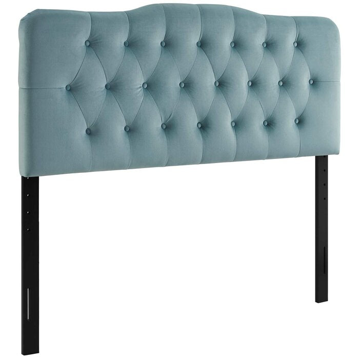 Roundtree upholstered panel headboard deals house of hampton