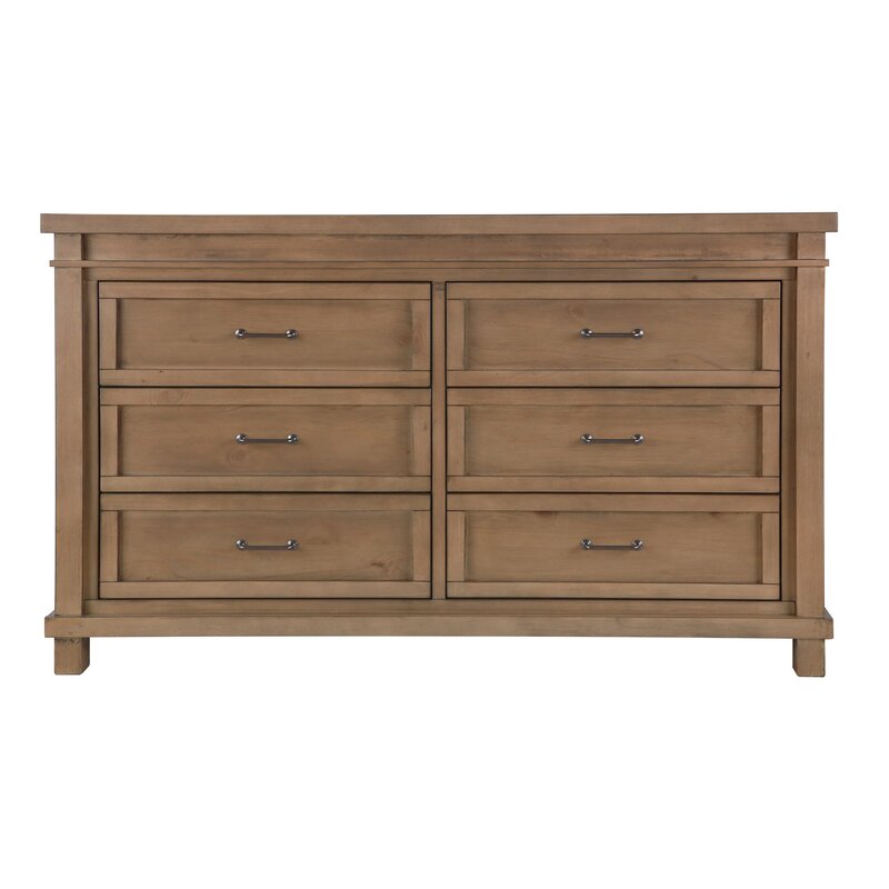 Baby Appleseed Rowan 6 Drawer Double Dresser