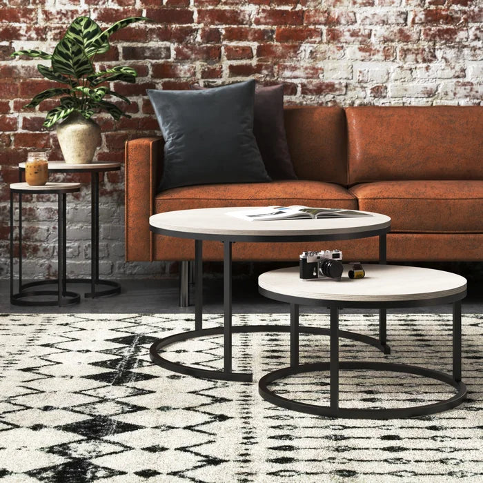 Rowland 4 Piece Coffee Table Set (Set of 4)