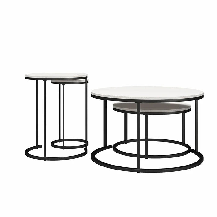 Rowland 4 Piece Coffee Table Set (Set of 4)